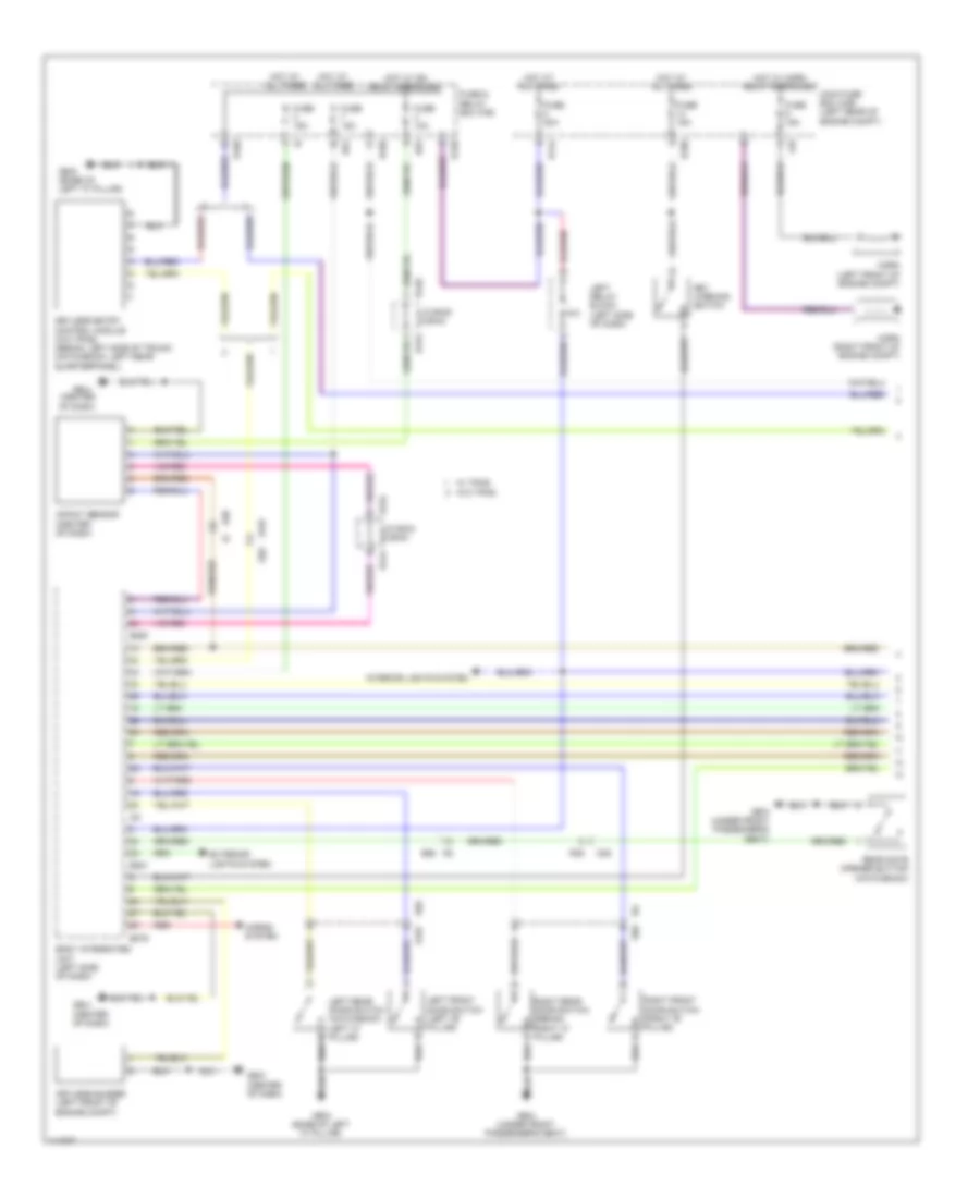 Forced Entry Wiring Diagram 1 of 2 for Subaru Impreza WRX 2014