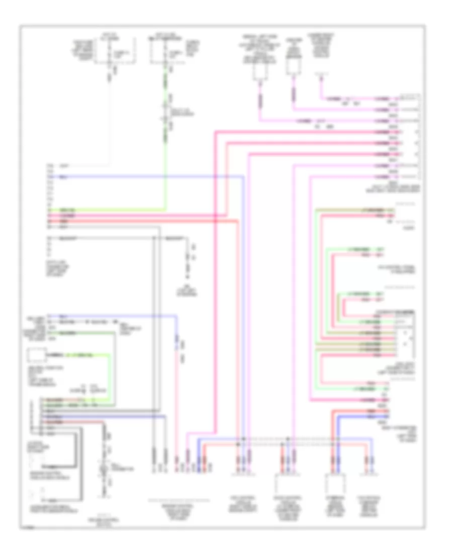 Computer Data Lines Wiring Diagram for Subaru Impreza WRX 2014