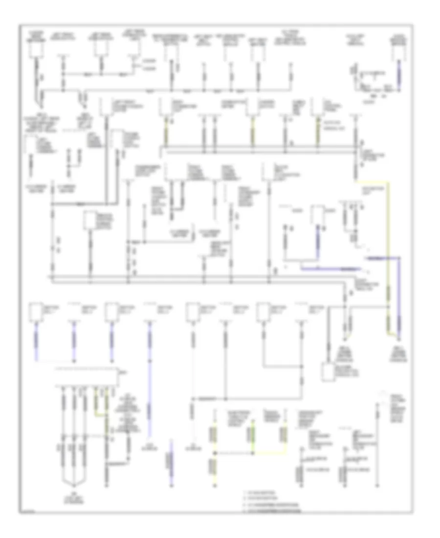 Ground Distribution Wiring Diagram (2 of 2) for Subaru Impreza WRX 2014