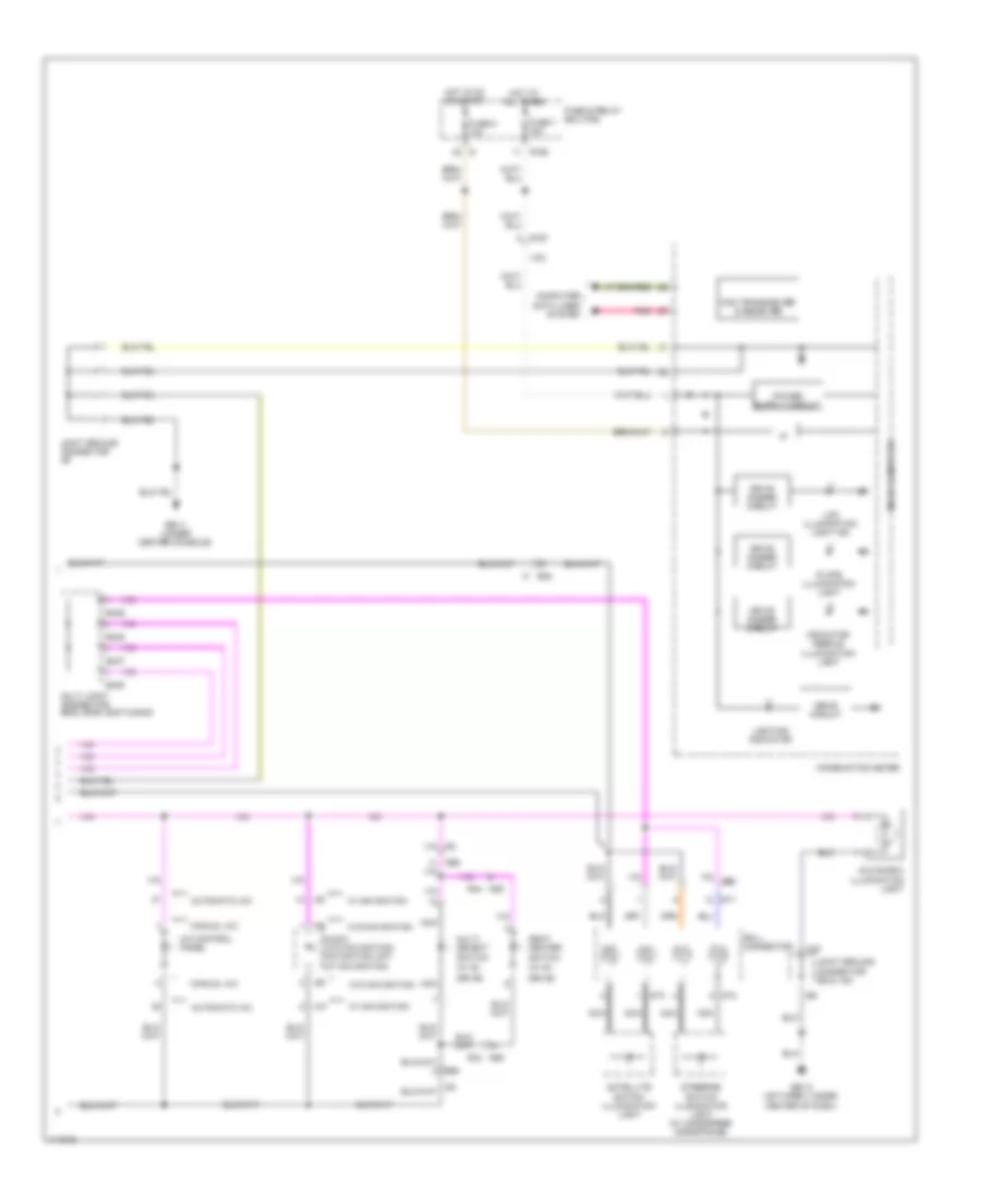 Instrument Illumination Wiring Diagram 2 of 2 for Subaru Impreza WRX 2014