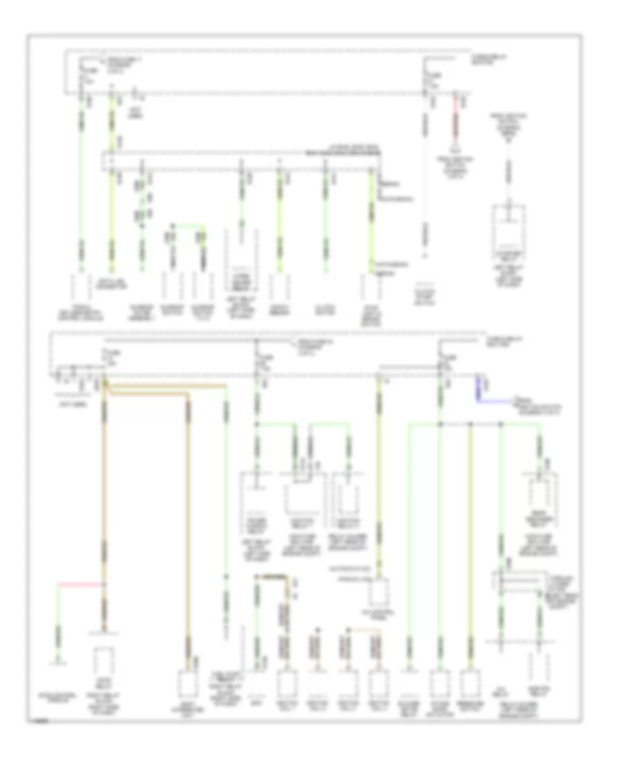 Power Distribution Wiring Diagram 4 of 4 for Subaru Impreza WRX 2014