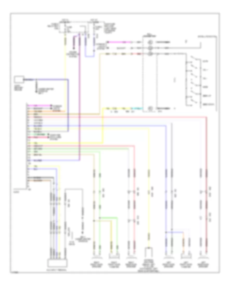 Radio Wiring Diagram Base for Subaru Impreza WRX 2014