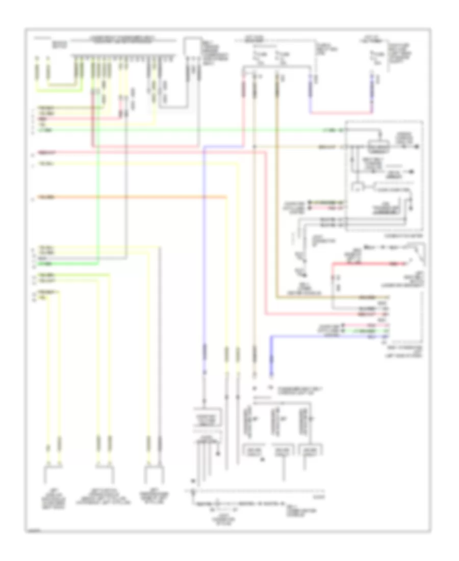 Supplemental Restraints Wiring Diagram 2 of 2 for Subaru Impreza WRX 2014
