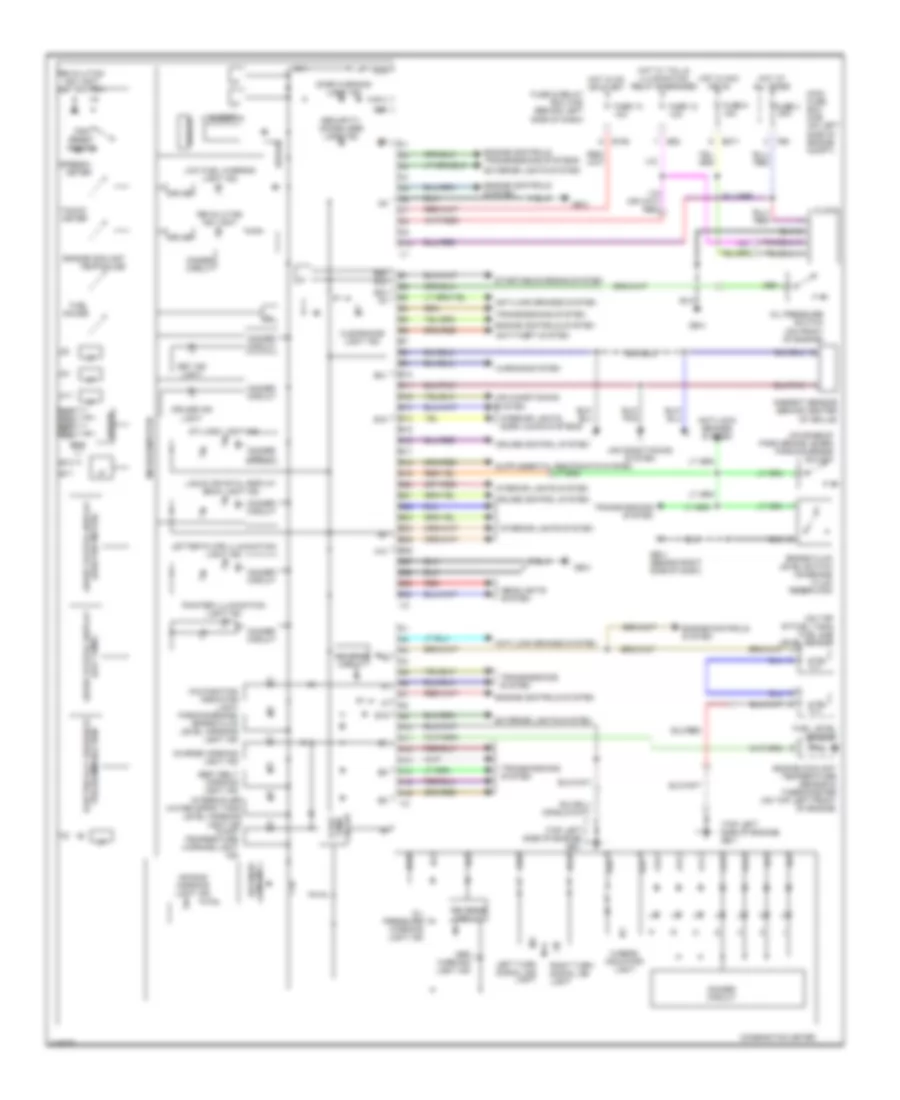 2 5L Turbo Instrument Cluster Wiring Diagram for Subaru Impreza RS 2005