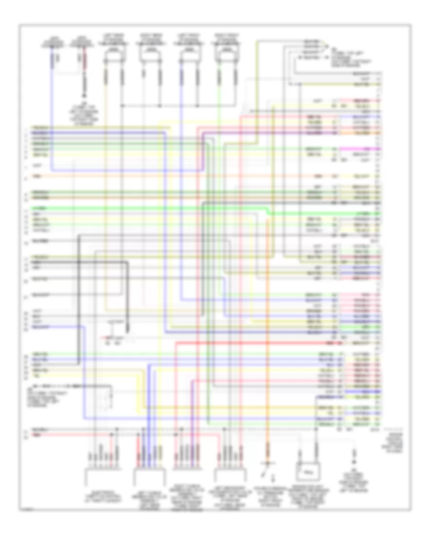 2.5L Turbo, Engine Performance Wiring Diagram, with SI-Drive (5 of 5) for Subaru Impreza WRX Limited 2014