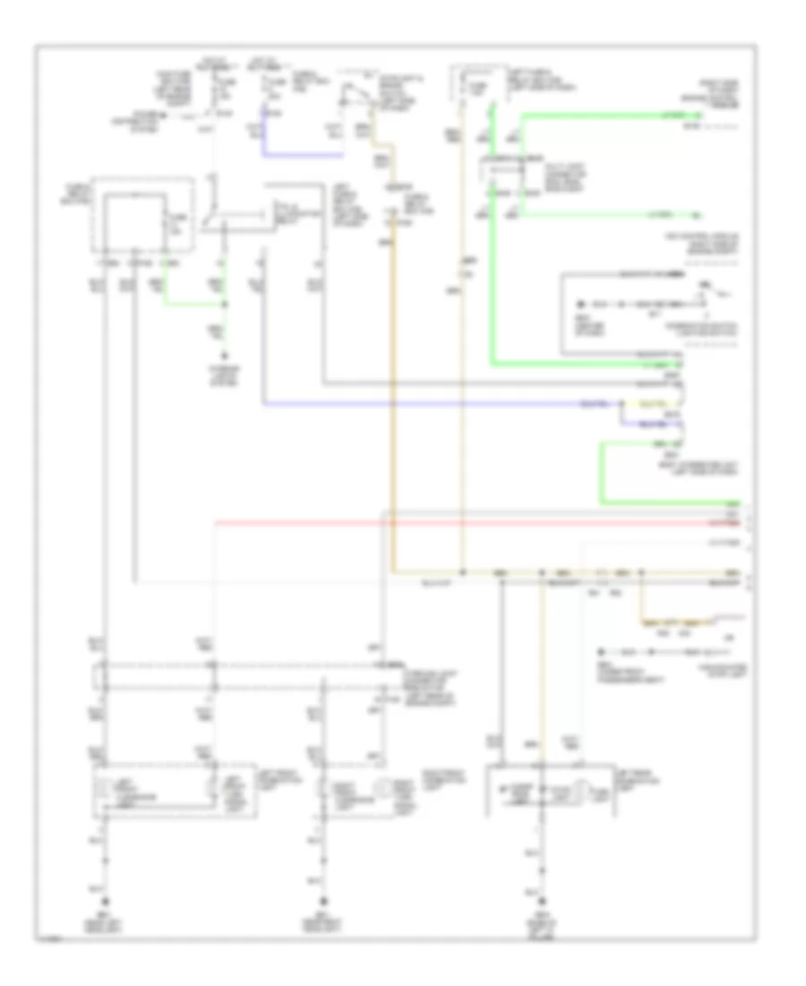 Exterior Lamps Wiring Diagram, Hatchback (1 of 2) for Subaru Impreza WRX Limited 2014