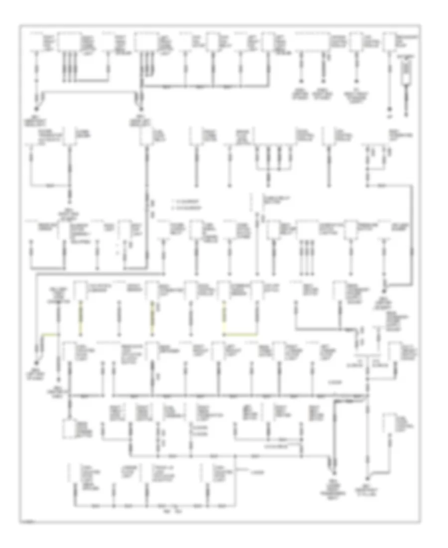 Ground Distribution Wiring Diagram 1 of 2 for Subaru Impreza WRX Limited 2014