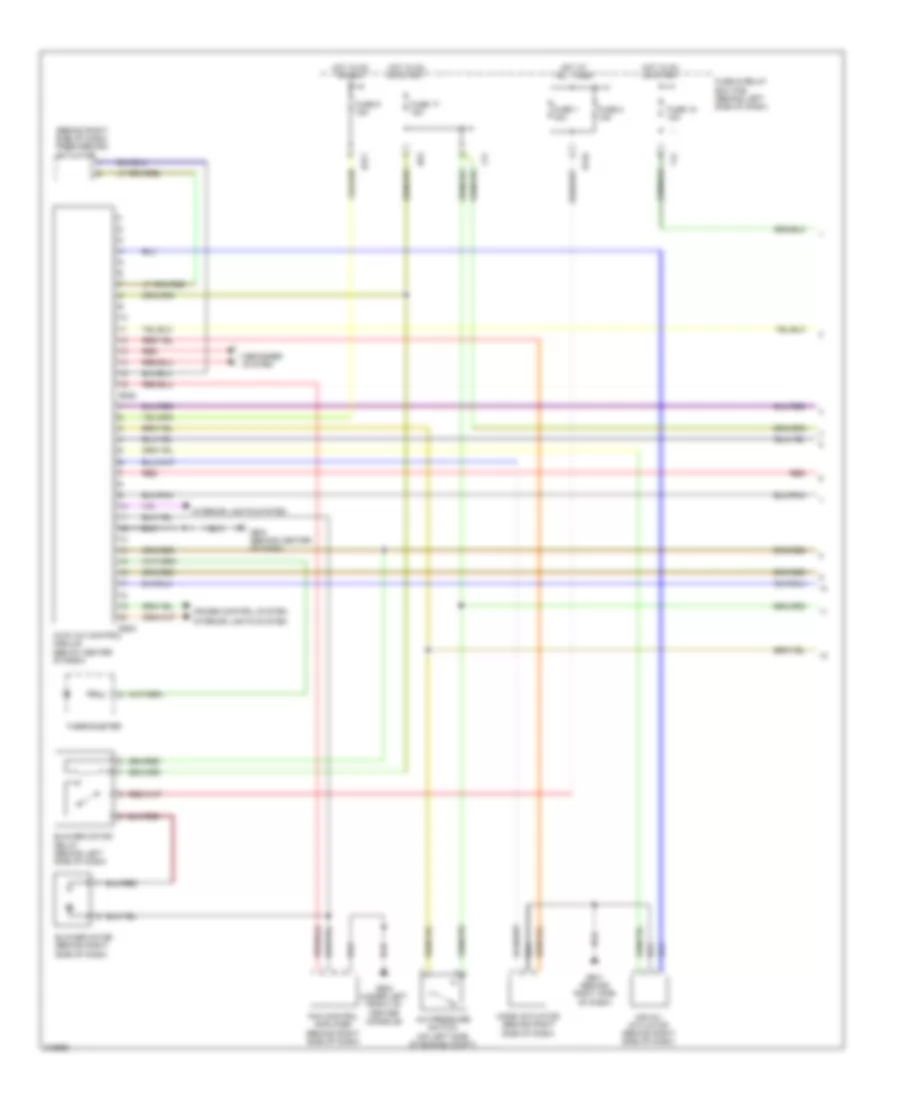2.0L Turbo, Automatic AC Wiring Diagram (1 of 2) for Subaru Impreza WRX 2005