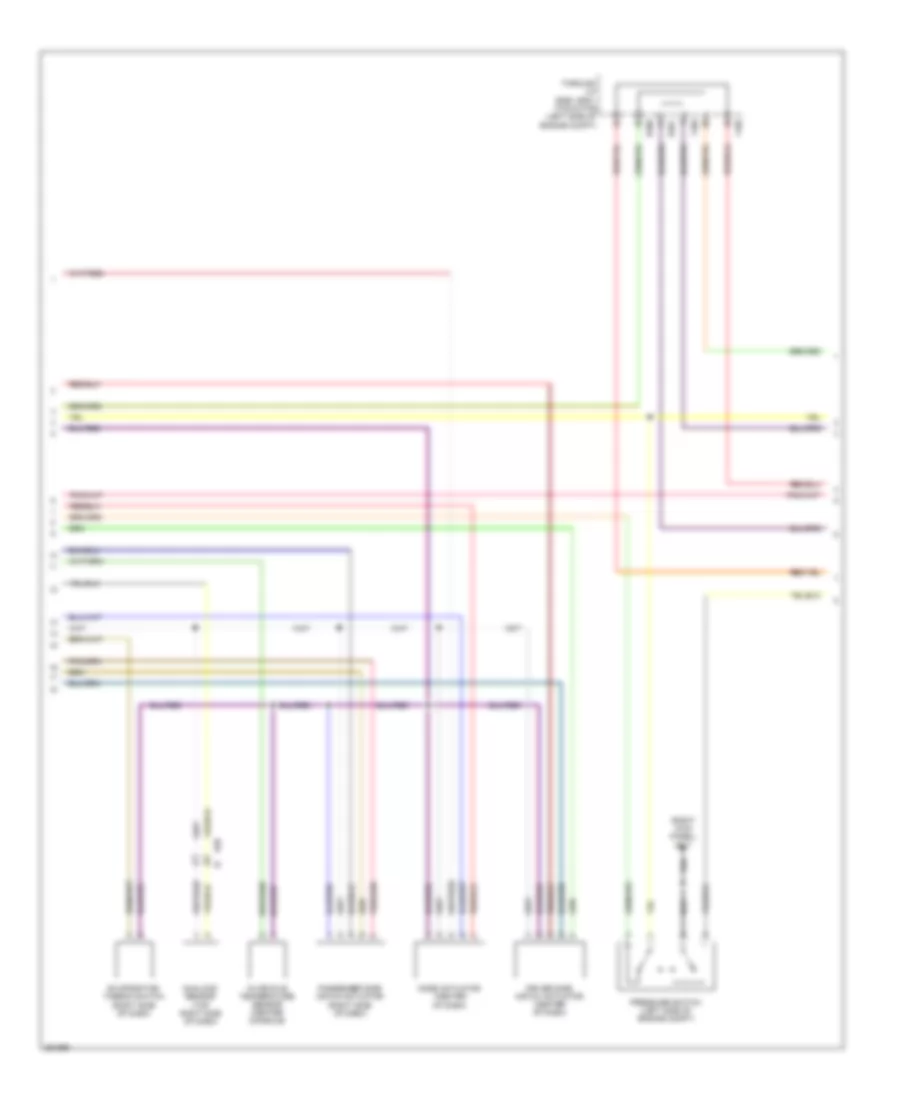 Front AC Wiring Diagram (2 of 3) for Subaru Tribeca Premium 2011