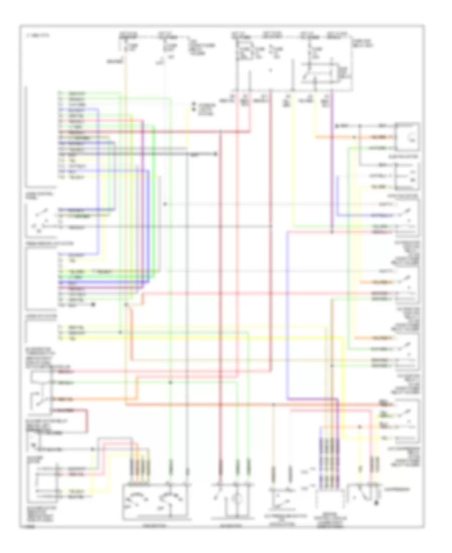 Manual AC Wiring Diagram for Subaru Legacy GT Limited 1999