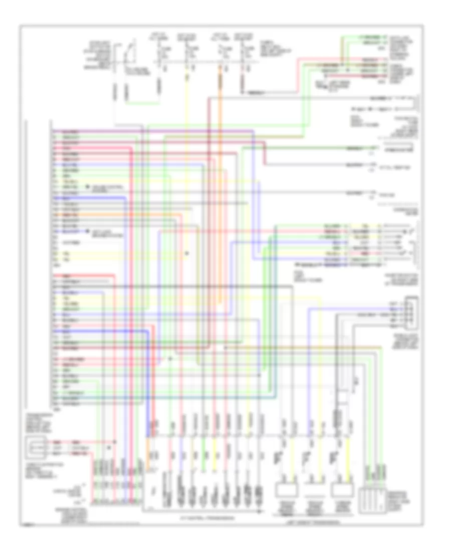 A T Wiring Diagram for Subaru Legacy GT Limited 1999