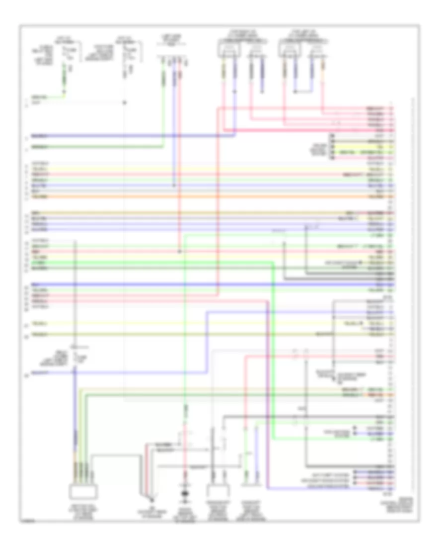 2.5L, Engine Performance Wiring Diagram, with Low Emissions (4 of 4) for Subaru Legacy GT 2005