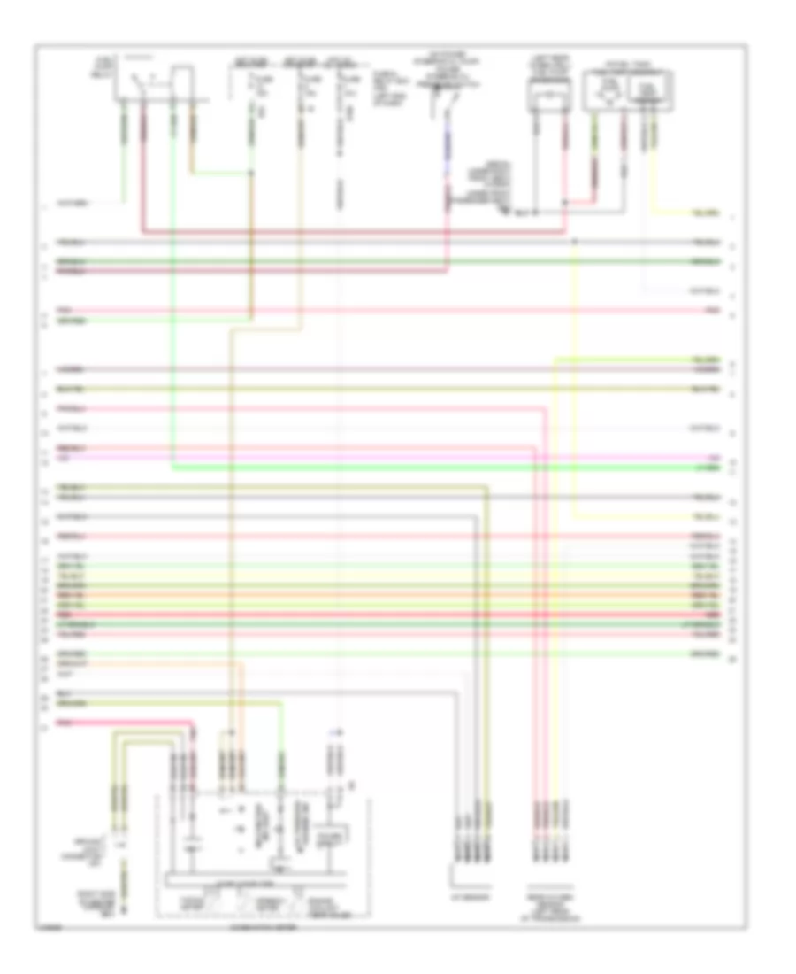 2.5L, Engine Performance Wiring Diagram, without Low Emissions (2 of 4) for Subaru Legacy GT 2005