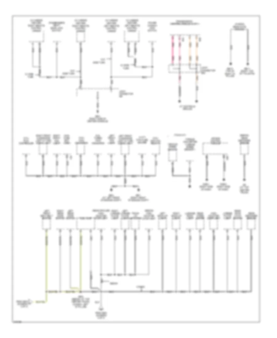 Ground Distribution Wiring Diagram 3 of 3 for Subaru Legacy GT 2005