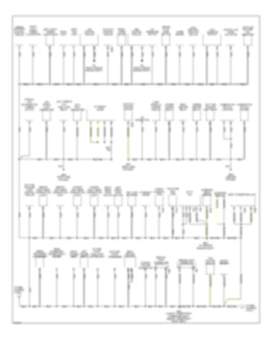 Ground Distribution Wiring Diagram 2 of 3 for Subaru Legacy GT Limited 2005