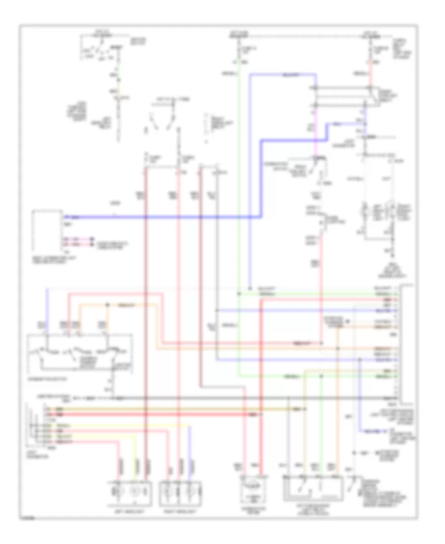 Headlights Wiring Diagram for Subaru Legacy GT Limited 2005