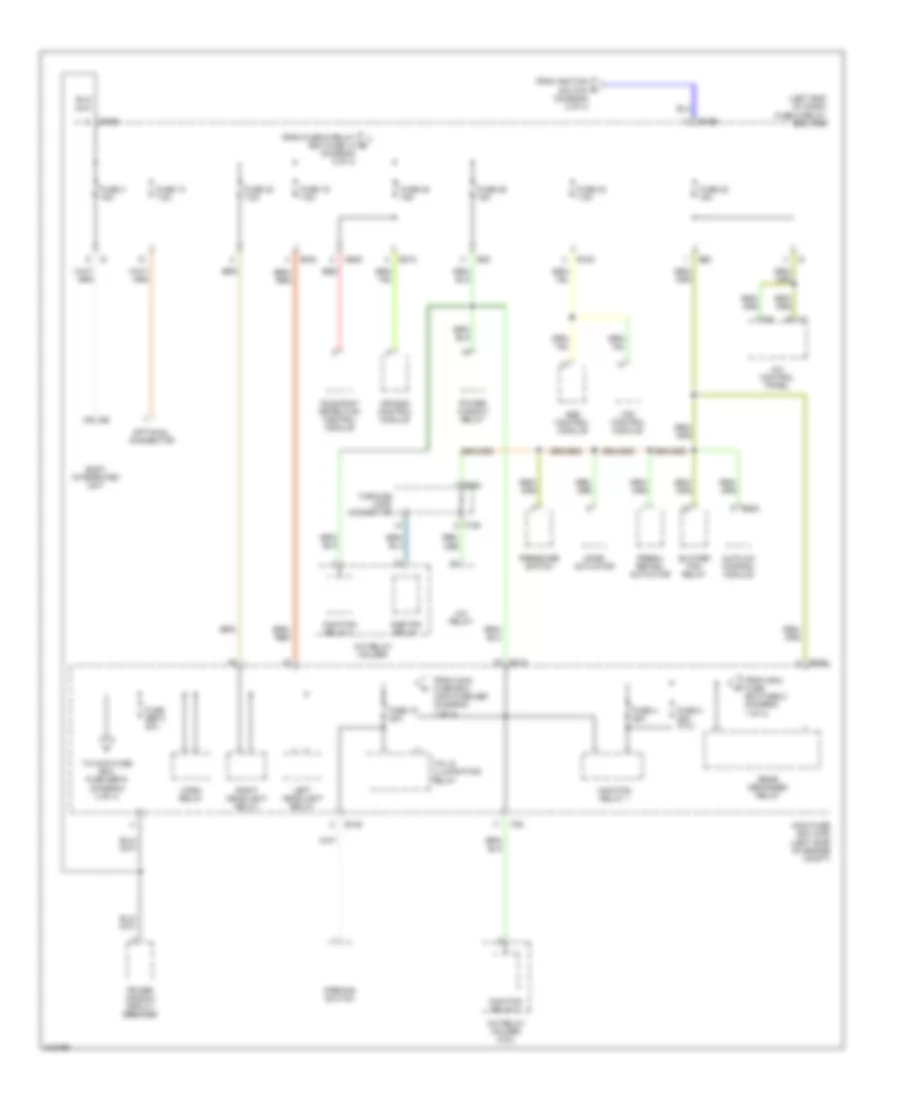 Power Distribution Wiring Diagram 3 of 4 for Subaru Legacy GT Limited 2005