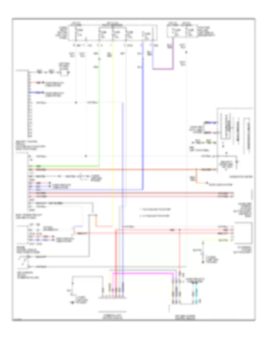Immobilizer Wiring Diagram for Subaru Legacy 2 5i 2014