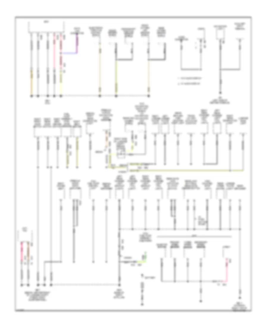 Ground Distribution Wiring Diagram (4 of 4) for Subaru Legacy 2.5i 2014