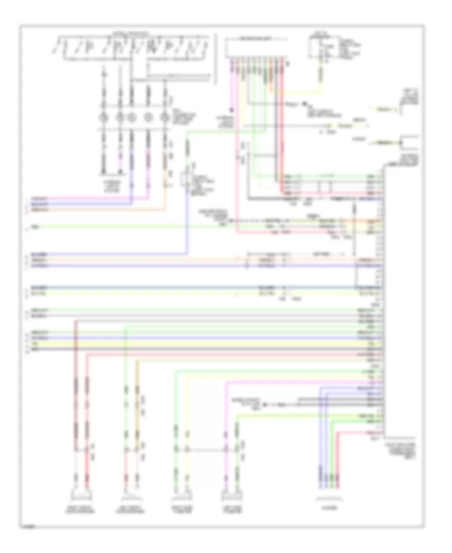 Navigation Wiring Diagram 2 of 2 for Subaru Legacy 2 5i 2014