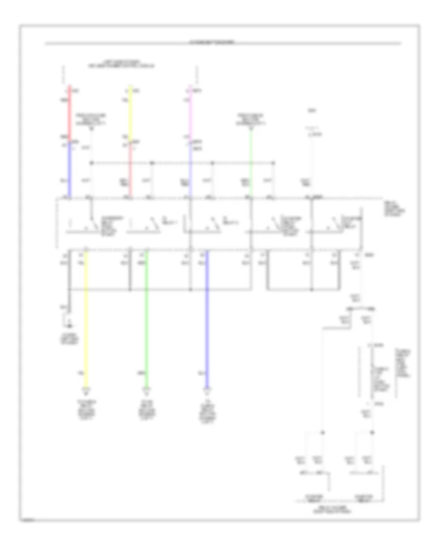 Power Distribution Wiring Diagram 3 of 7 for Subaru Legacy 2 5i 2014