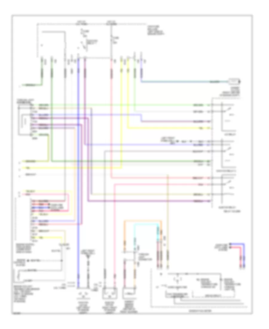 Automatic A C Wiring Diagram 2 of 2 for Subaru Forester X Limited 2012