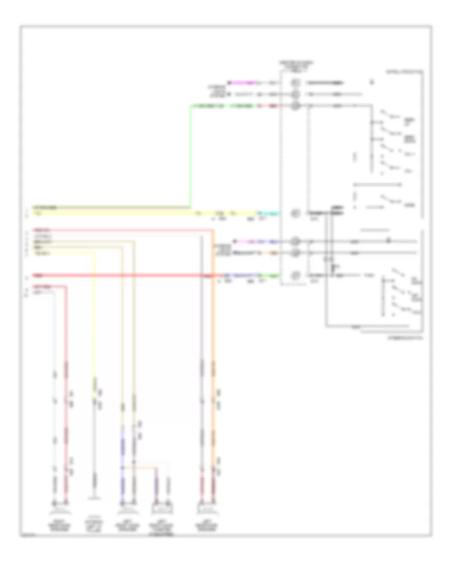 Radio Wiring Diagram Except Base 2 of 2 for Subaru Forester X Limited 2012