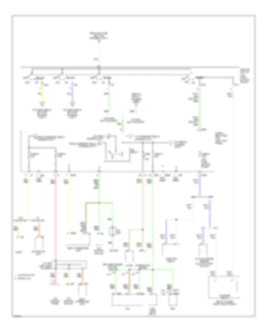 Power Distribution Wiring Diagram 2 of 7 for Subaru Legacy 2 5i Limited 2014