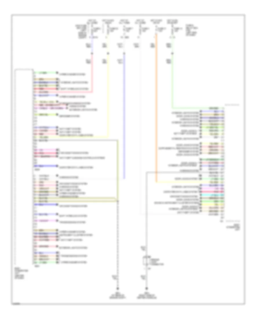 Body Control Modules Wiring Diagram for Subaru Legacy Limited 2005