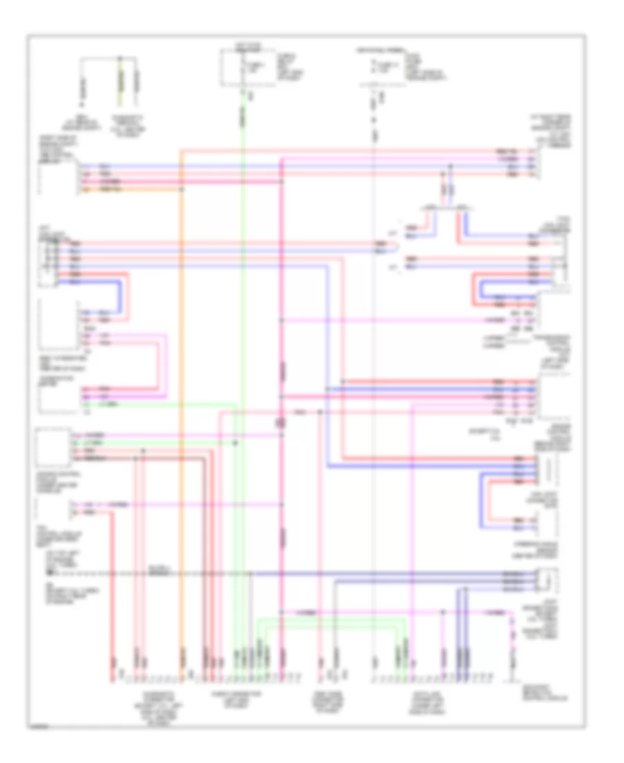 Computer Data Lines Wiring Diagram for Subaru Legacy Limited 2005