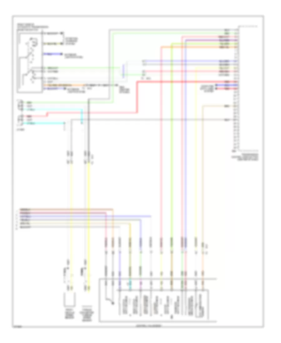 Transmission Wiring Diagram (2 of 2) for Subaru Forester X Premium 2012