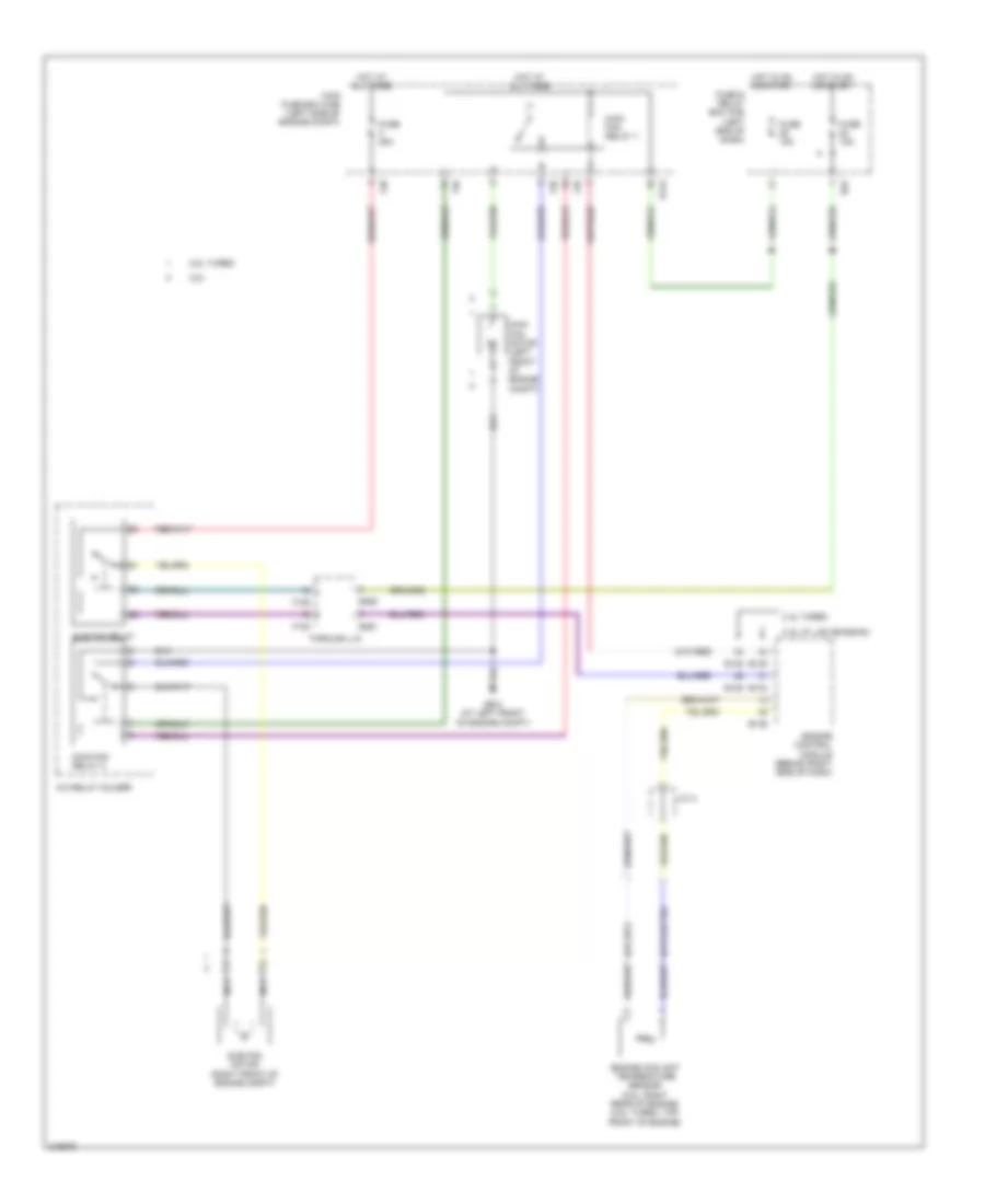 2.5L Turbo, Cooling Fan Wiring Diagram for Subaru Outback i 2005
