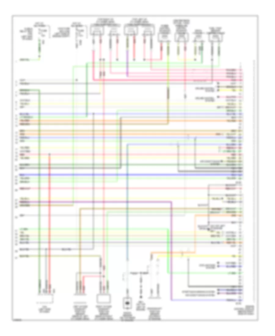 2.5L Turbo, Engine Performance Wiring Diagram (4 of 4) for Subaru Outback i 2005