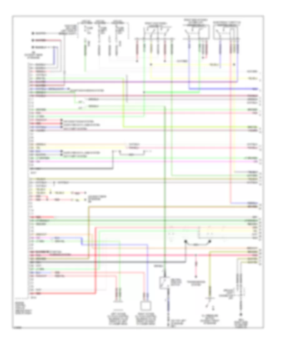 3.0L, Engine Performance Wiring Diagram (1 of 5) for Subaru Outback i 2005
