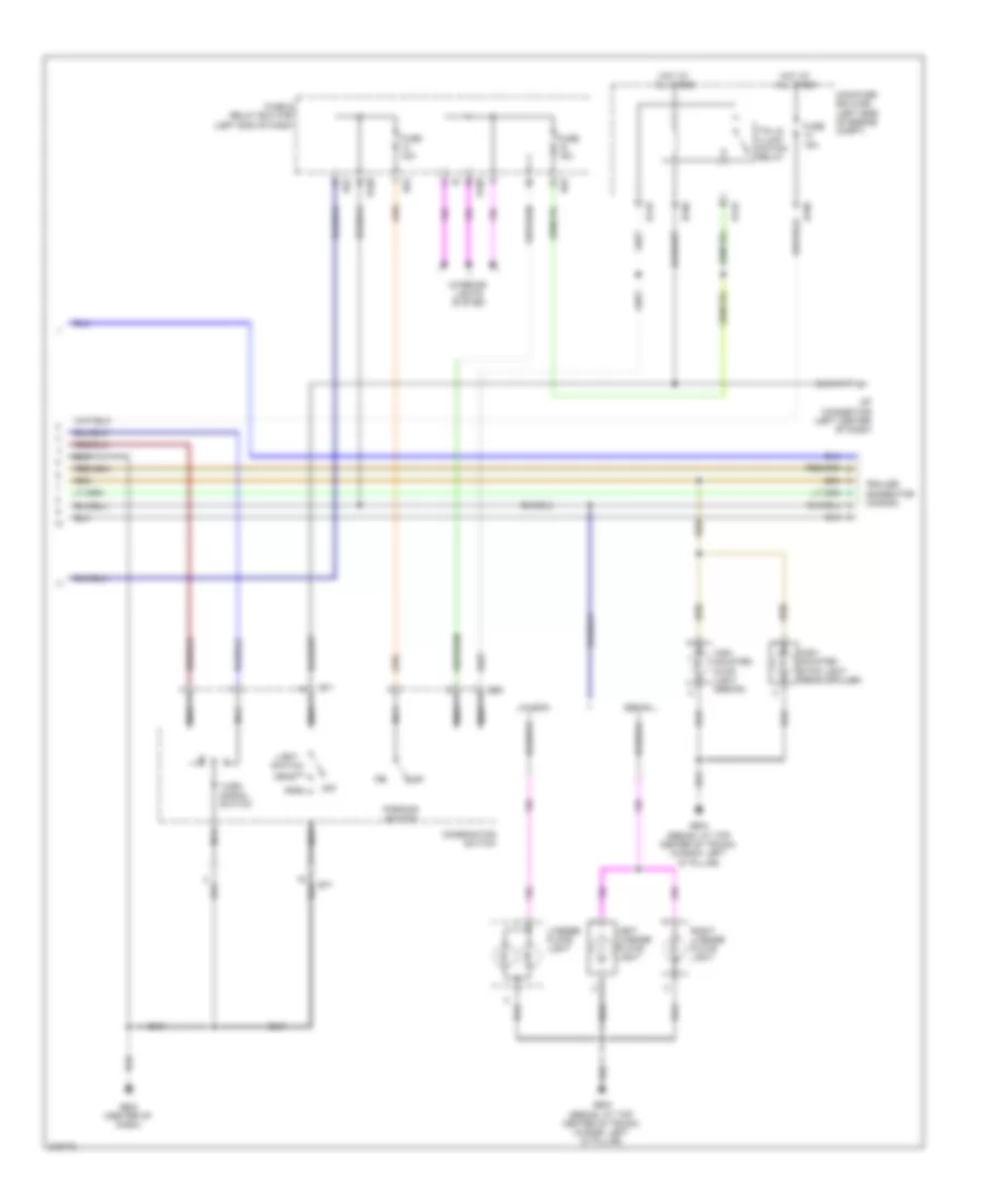 Exterior Lamps Wiring Diagram 2 of 2 for Subaru Outback i 2005