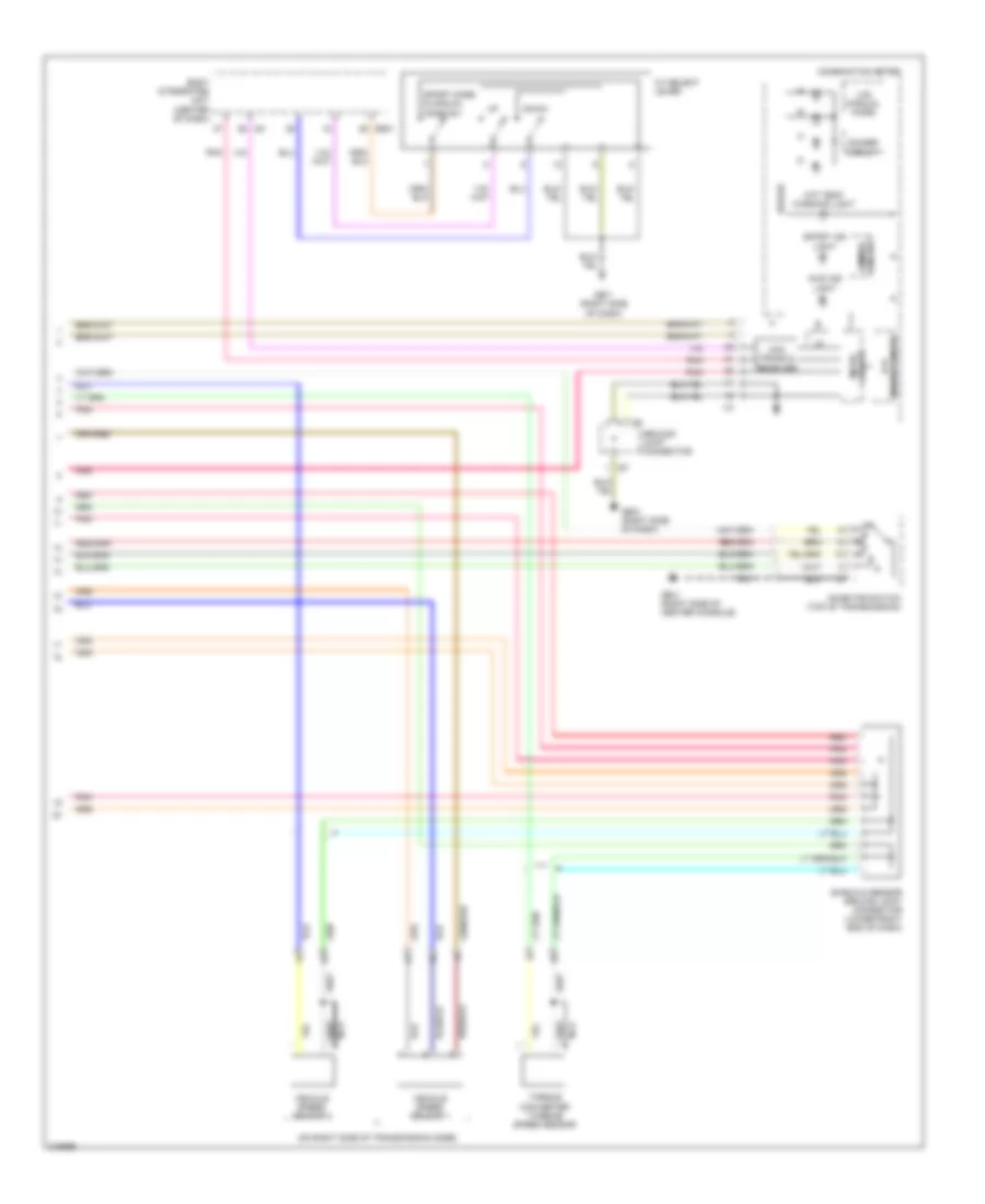 Transmission Wiring Diagram 4 Speed A T 2 of 2 for Subaru Outback i 2005