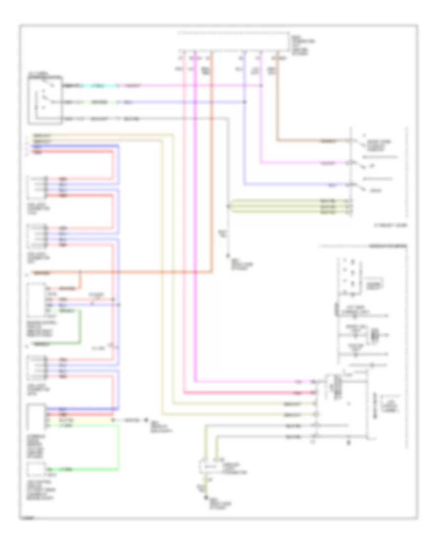 Transmission Wiring Diagram, 5 Speed AT (2 of 2) for Subaru Outback i 2005