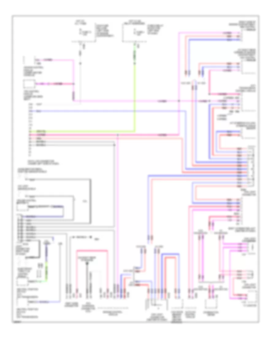 Computer Data Lines Wiring Diagram for Subaru Legacy GT Limited 2008