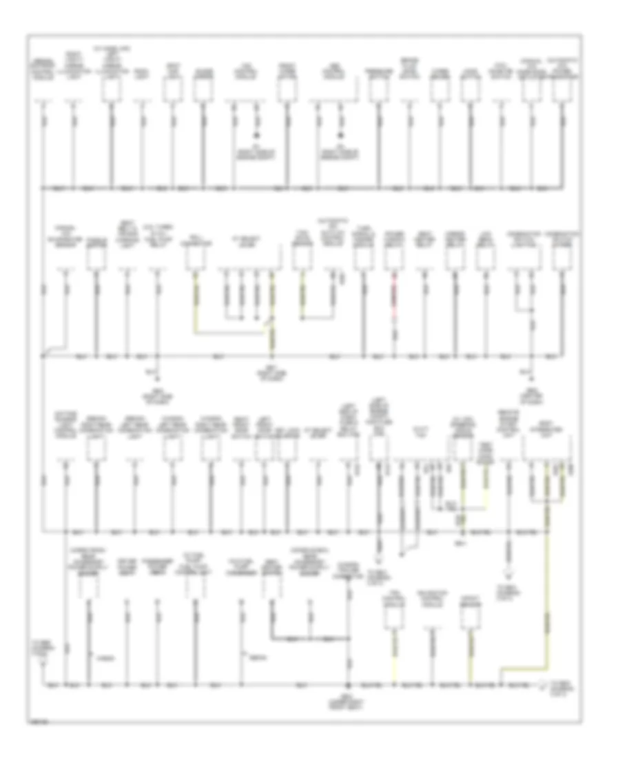 Ground Distribution Wiring Diagram 2 of 3 for Subaru Legacy GT Limited 2008