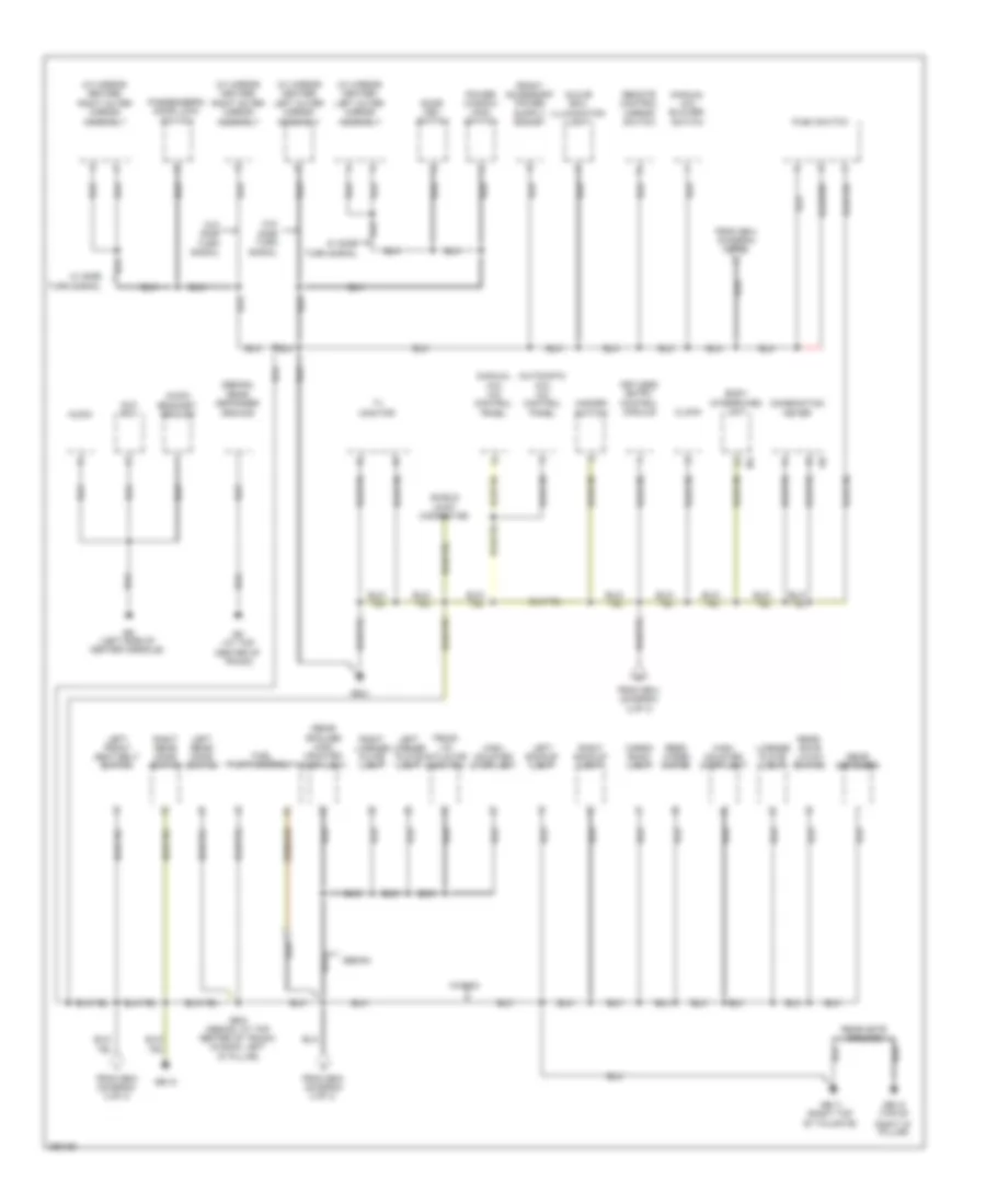 Ground Distribution Wiring Diagram 3 of 3 for Subaru Legacy GT Limited 2008