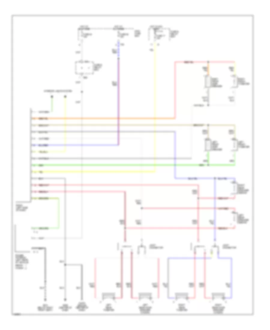 Radio Wiring Diagrams for Subaru Legacy SUS 1999