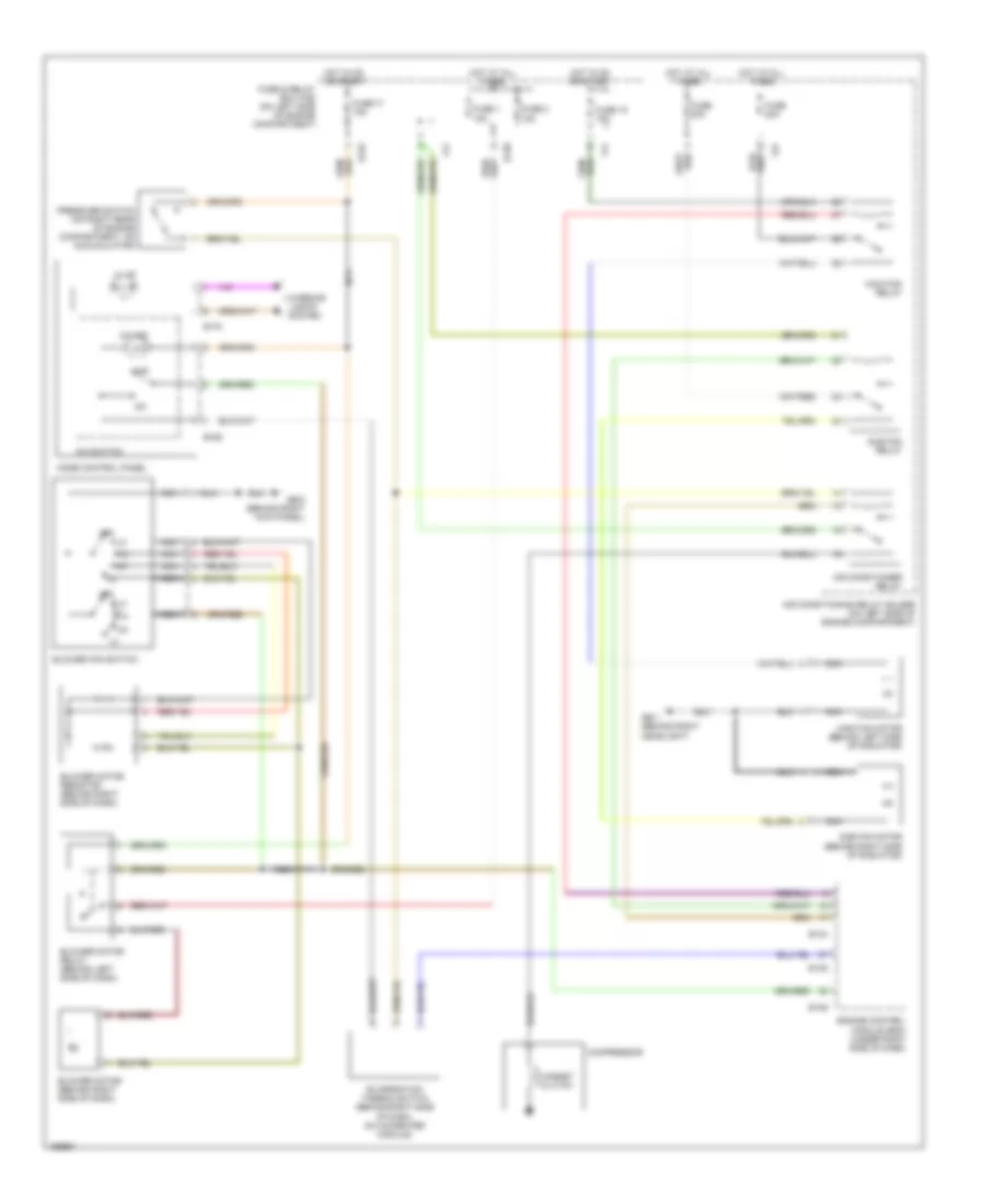 Manual AC Wiring Diagram for Subaru Forester L 2002