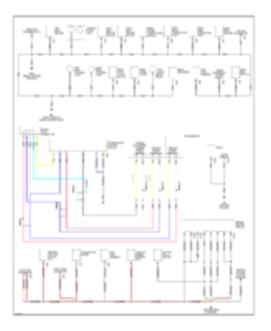 Ground Distribution Wiring Diagram 2 of 2 for Subaru Forester L 2002