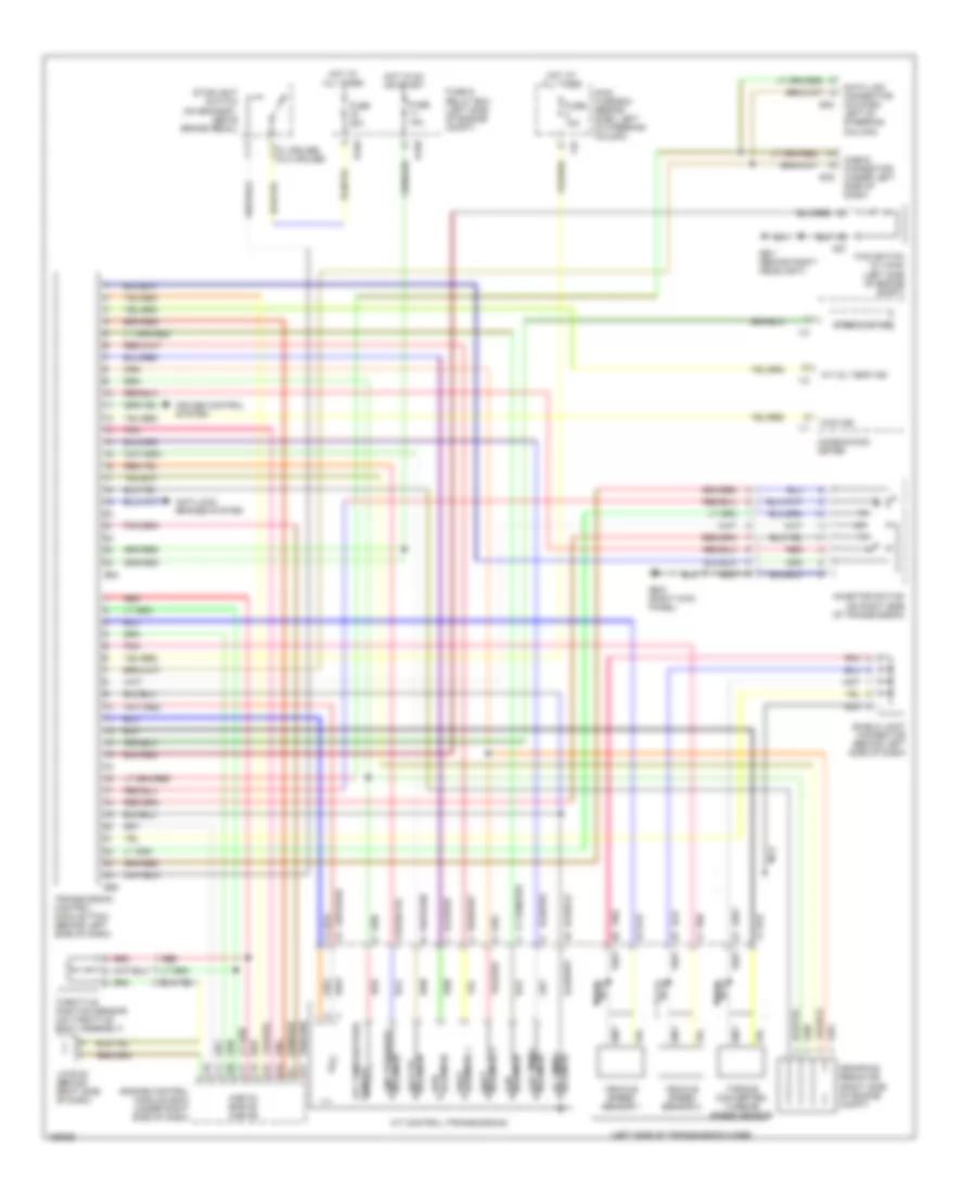 A T Wiring Diagram for Subaru Forester L 2002