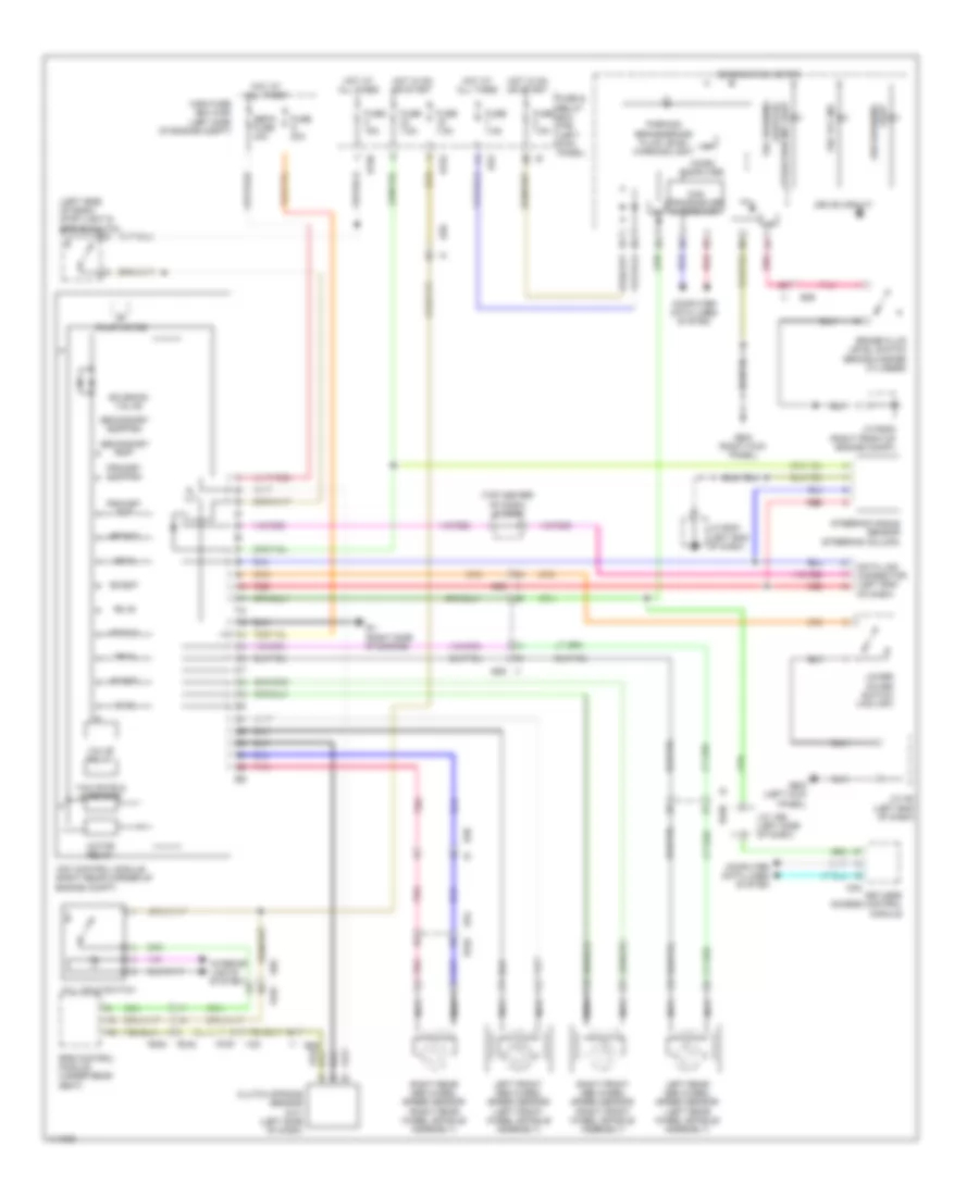 Anti lock Brakes Wiring Diagram for Subaru Legacy 2 5i Sport 2014