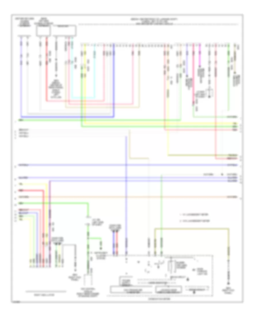 Forced Entry Wiring Diagram with Keyless Access 2 of 4 for Subaru Legacy 2 5i Sport 2014