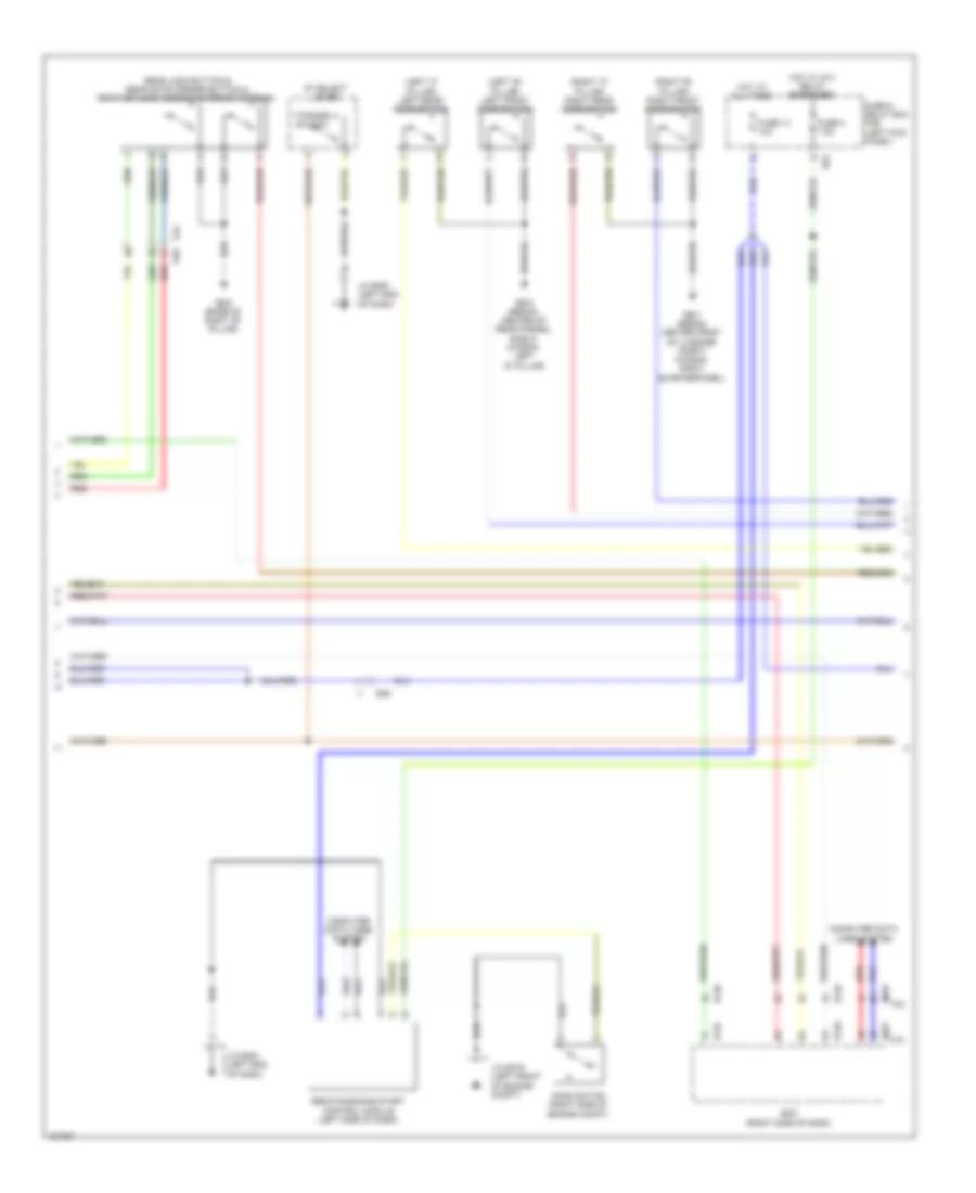 Forced Entry Wiring Diagram with Keyless Access 3 of 4 for Subaru Legacy 2 5i Sport 2014