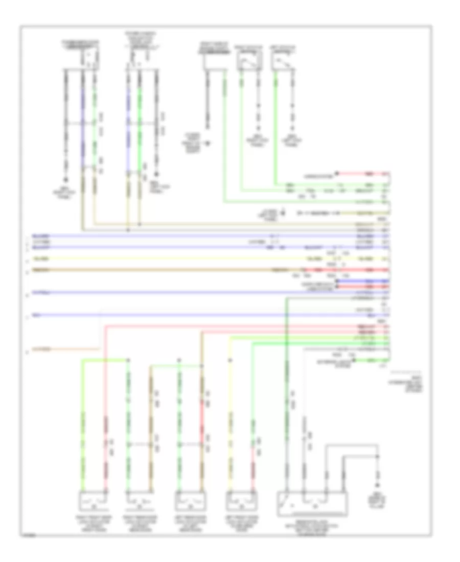 Forced Entry Wiring Diagram with Keyless Access 4 of 4 for Subaru Legacy 2 5i Sport 2014