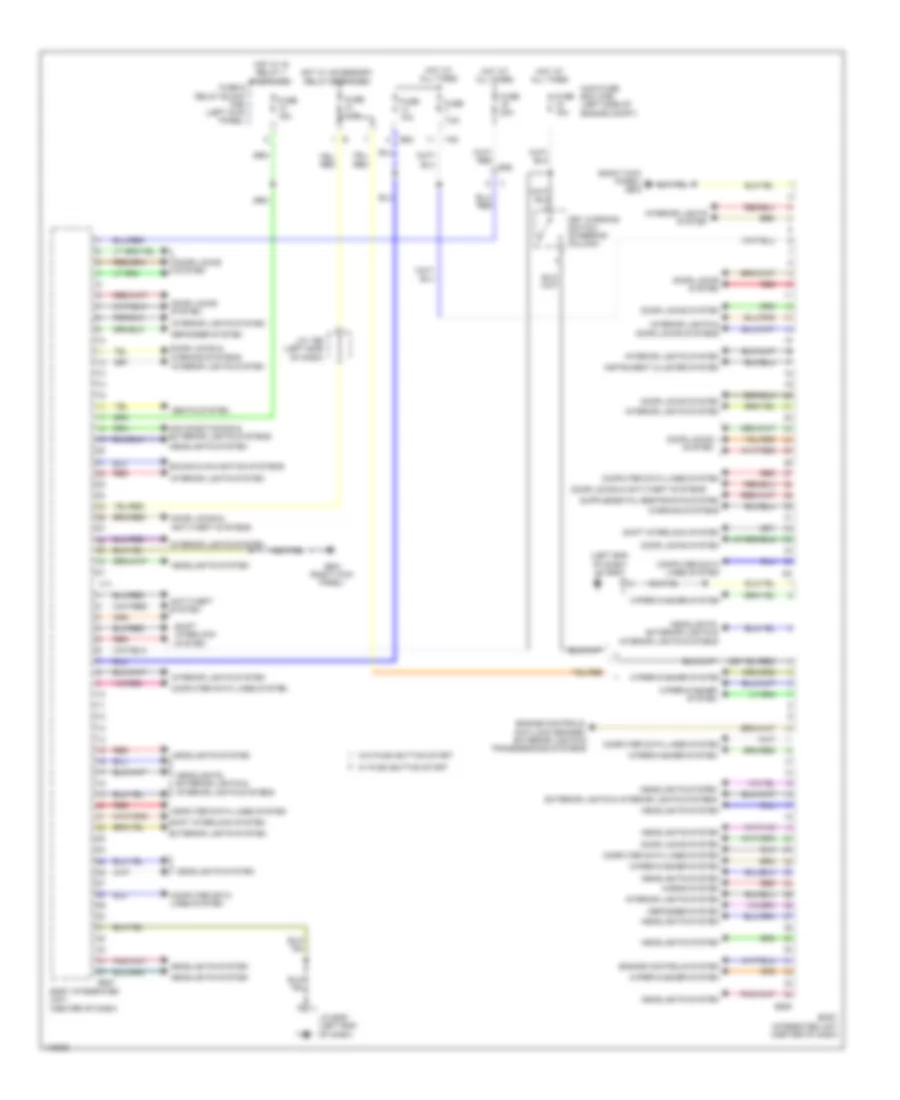 Body Control Modules Wiring Diagram for Subaru Legacy 2.5i Sport 2014