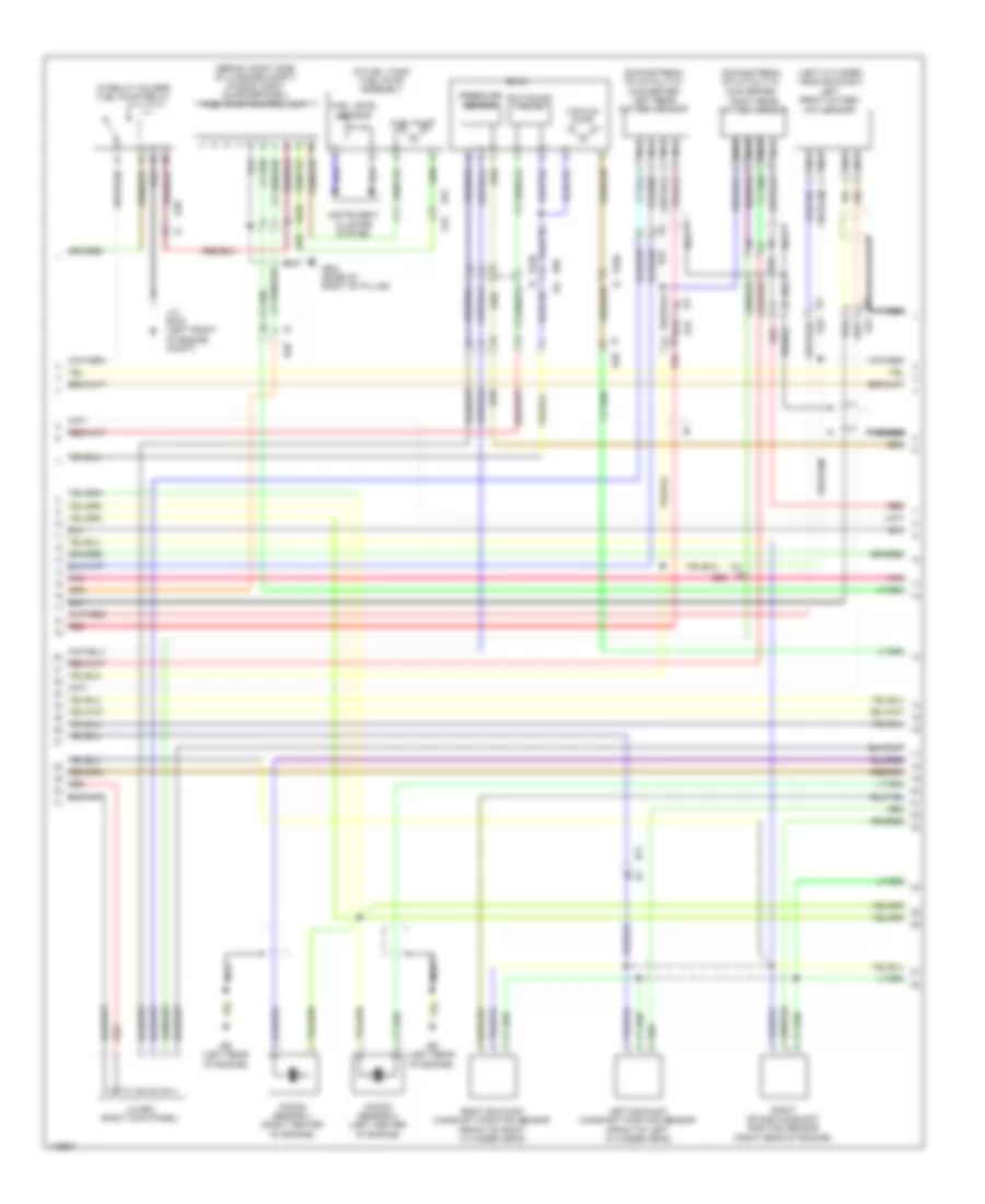 3.6L, Engine Performance Wiring Diagram (4 of 5) for Subaru Legacy 2.5i Sport 2014